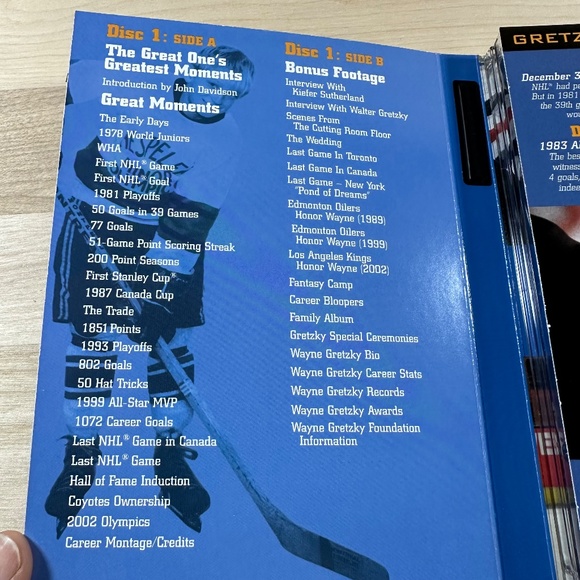 ULTIMATE GRETZKY Special Edition 4 DVD Set 2006 NHL EUC - Picture 4 of 7